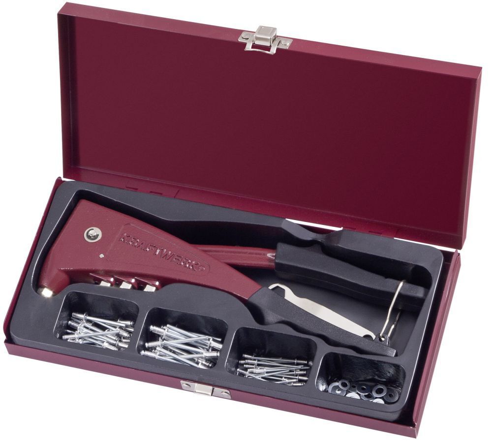 KRAFTWERK Handnietzangen Satz Produktbild KRAFTWERK Handnietzangen Satz