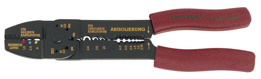 KRAFTWERK Kombi Kabelschuh Zange Produktbild KRAFTWERK Kombi Kabelschuh Zange