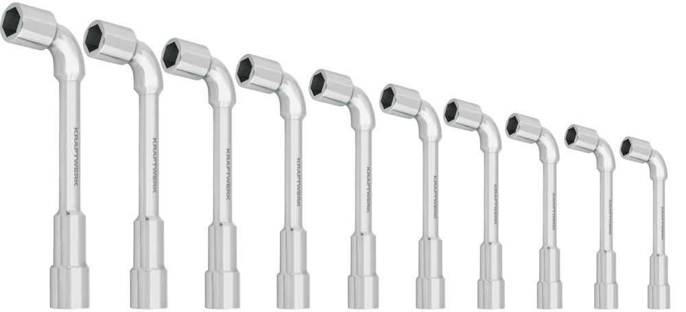 KRAFTWERK Pfeifenkopfschlüsselsatz 6 x 6 kant 8-19 mm 10 Teile Produktbild KRAFTWERK Pfeifenkopfschlüsselsatz 6 x 6 kant 8-19 mm 10 Teile