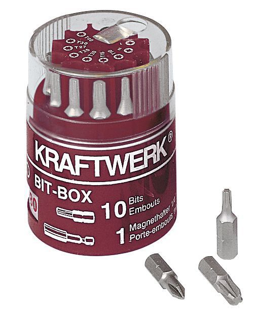 KRAFTWERK 1/4" Bit Box TX 11 Teile Produktbild KRAFTWERK 1/4" Bit Box TX 11 Teile