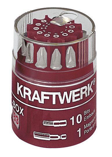KRAFTWERK 1/4" Universal Bit Box 11 Teile Produktbild KRAFTWERK 1/4" Universal Bit Box 11 Teile