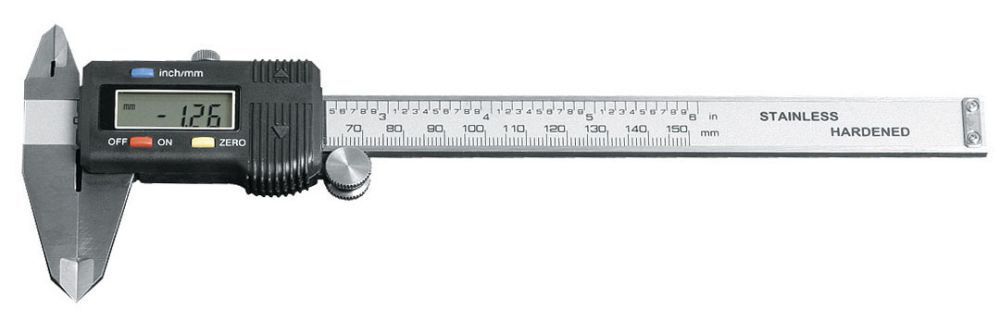 KRAFTWERK Digital Schieblehre 150 mm/0-6" Produktbild KRAFTWERK Digital Schieblehre 150 mm/0-6"