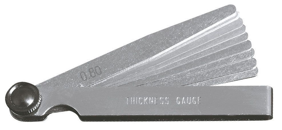 KRAFTWERK Fühlerblattlehre 0,05 bis 0,8 mm Produktbild KRAFTWERK Fühlerblattlehre 0,05 bis 0,8 mm
