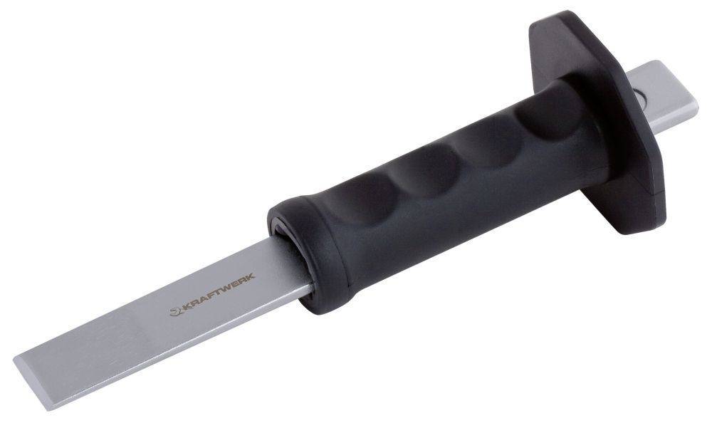 KRAFTWERK Karosserie Flachmeissel mit Handschutz Produktbild KRAFTWERK Karosserie Flachmeissel mit Handschutz