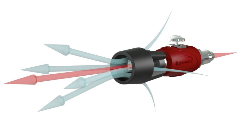 KRAFTWERK Druckluft Ausblaspistole Mini mit Turbo Düse KRAFTWERK Druckluft Ausblaspistole Mini mit Turbo Düse