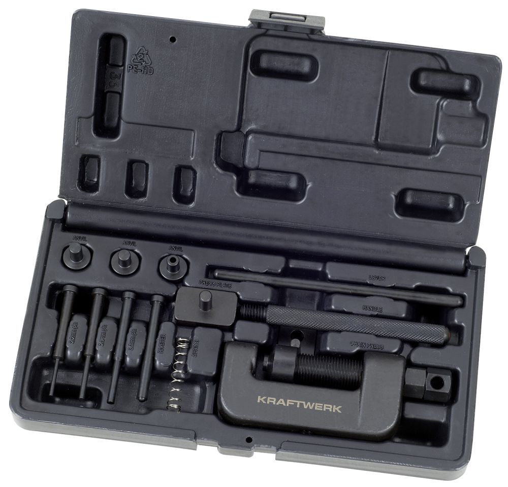 KRAFTWERK Trenn- und Nietwerkzeug für Motorradketten Produktbild KRAFTWERK Trenn- und Nietwerkzeug für Motorradketten