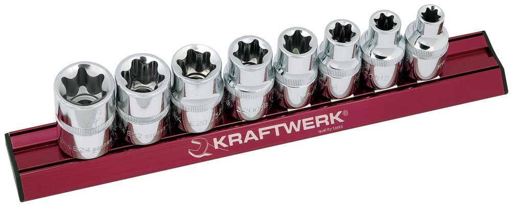 KRAFTWERK MAGALU E-TX Stecknusssatz 1/2" 8 Teile Produktbild KRAFTWERK MAGALU E-TX Stecknusssatz 1/2" 8 Teile