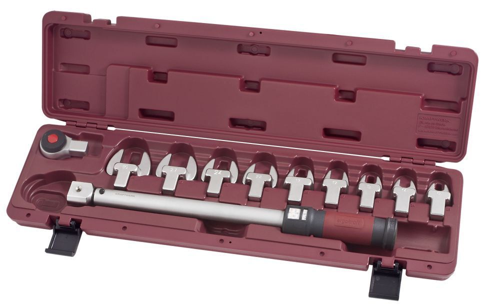 Kraftwerk Maul Drehmomentschlüsselsatz 40 bis 200 Nm 11 teilig Produktbild Kraftwerk Maul Drehmomentschlüsselsatz 40 bis 200 Nm 11 teilig
