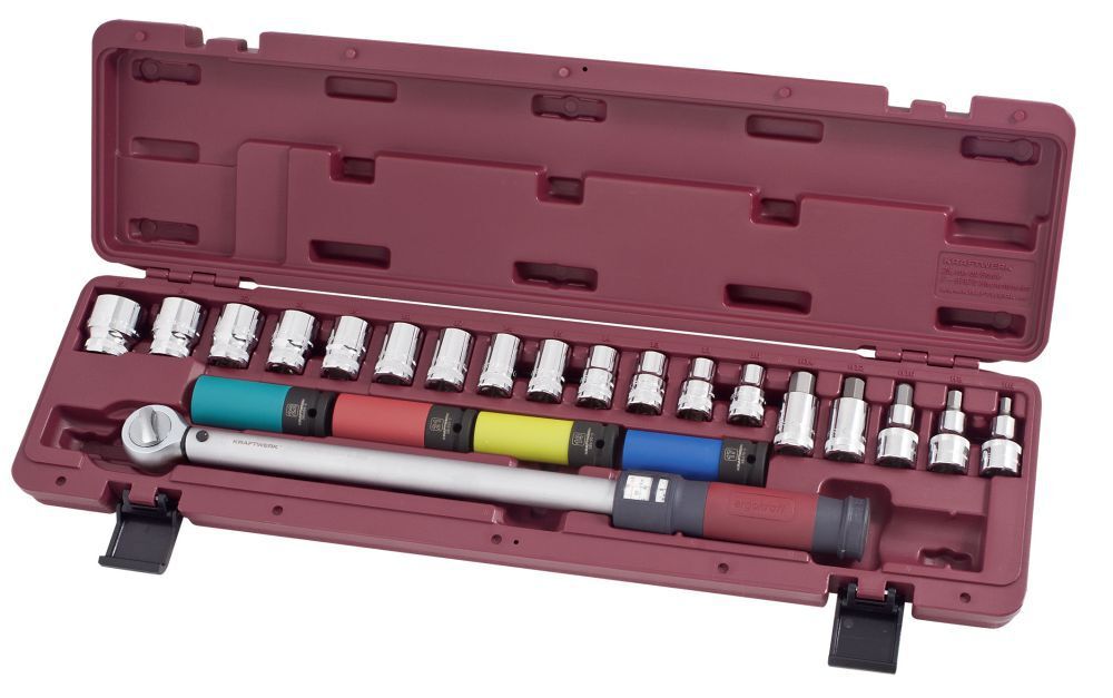 Kraftwerk Drehmomentschlüssel Satz mit 1/2 Zoll und 40 bis 200 Nm Produktbild Kraftwerk Drehmomentschlüssel Satz mit 1/2 Zoll und 40 bis 200 Nm