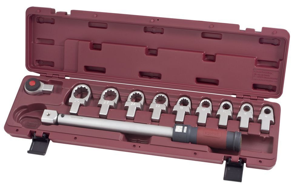 KRAFTWERK Ring Drehmomentschlüssel Satz Feinzahn 1/2" 40-200 Nm Produktbild KRAFTWERK Ring Drehmomentschlüssel Satz Feinzahn 1/2" 40-200 Nm