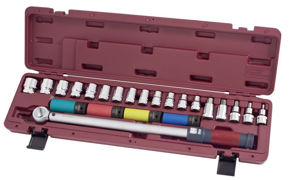 Kraftwerk Drehmomentschlüssel Satz mit 1/2 Zoll sowie 65 bis 335 Nm Produktbild Kraftwerk Drehmomentschlüssel Satz mit 1/2 Zoll sowie 65 bis 335 Nm