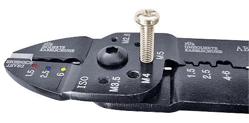 KRAFTWERK Kombi Abisolier und Kabelschuhzange 5 in 1 Produktbild KRAFTWERK Kombi Abisolier und Kabelschuhzange 5 in 1 bild 3