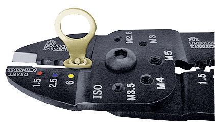 KRAFTWERK Kombi Abisolier und Kabelschuhzange 5 in 1 Produktbild KRAFTWERK Kombi Abisolier und Kabelschuhzange 5 in 1 bild 4