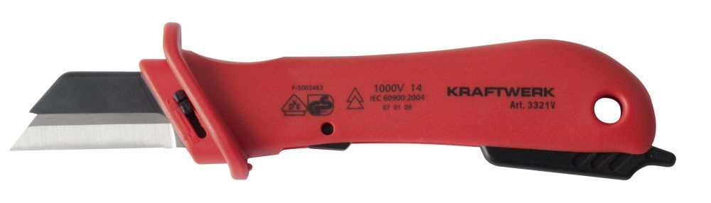 KRAFTWERK Elektriker Messer VDE Produktbild KRAFTWERK Elektriker Messer VDE