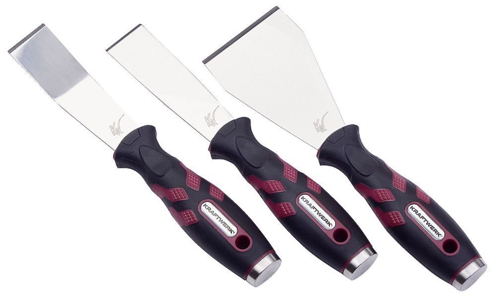 KRAFTWERK Schlagspachtel Satz 3 Teile Produktbild KRAFTWERK Schlagspachtel Satz 3 Teile