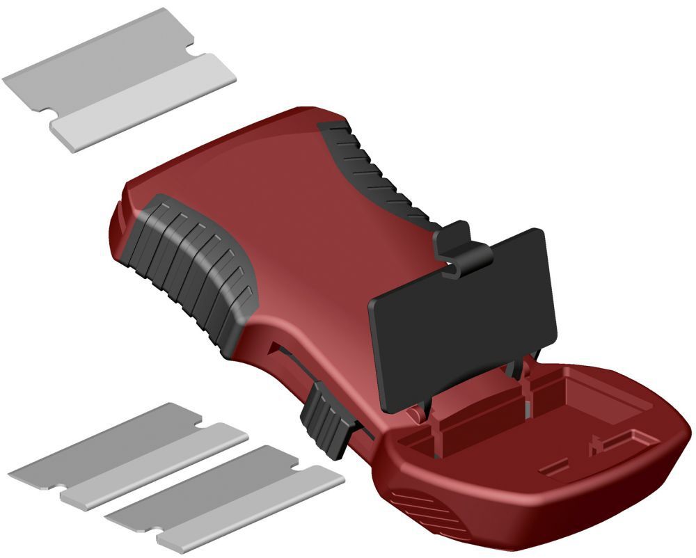 KRAFTWERK Sicherheits Schabmesser mit 3 Klingen Produktbild KRAFTWERK Sicherheits Schabmesser mit 3 Klingen bild 4
