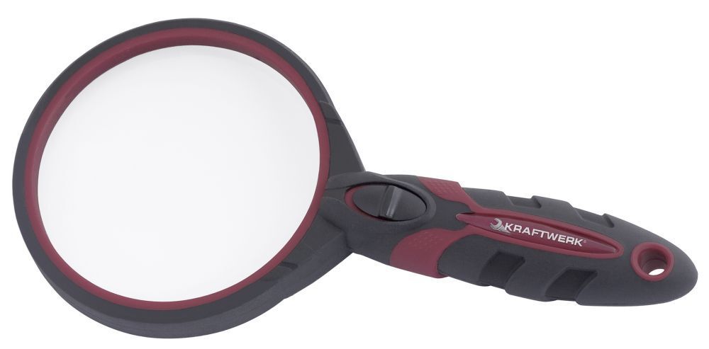 KRAFTWERK Vergrösserungsglas mit LED Licht KRAFTWERK Vergrösserungsglas mit LED Licht