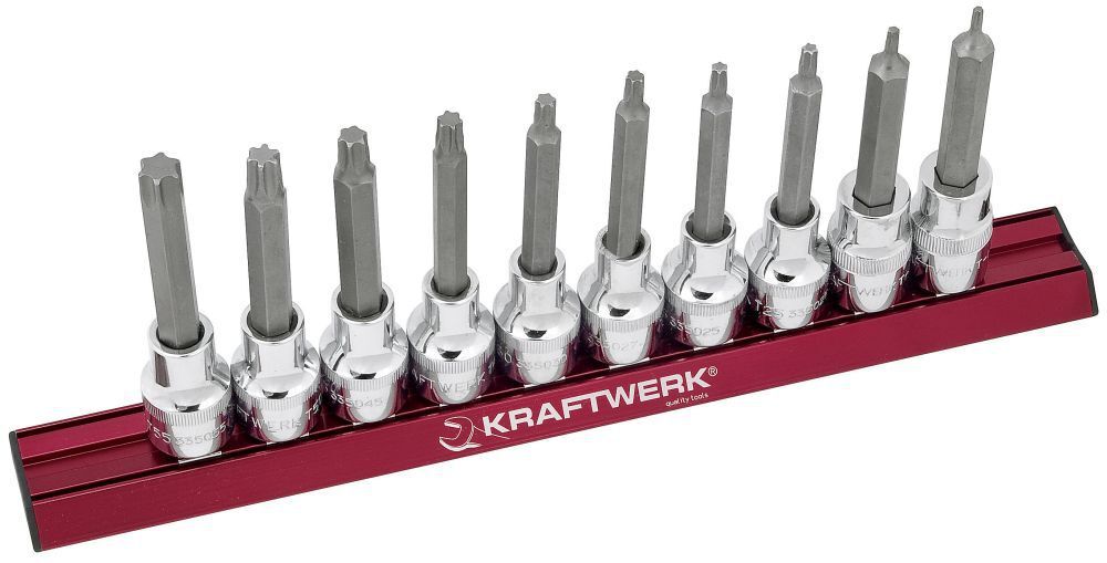 KRAFTWERK TX-Bit-Stecknusssatz 70mm MAGALU 1/2" 10 Teile Produktbild KRAFTWERK TX-Bit-Stecknusssatz 70mm MAGALU 1/2" 10 Teile