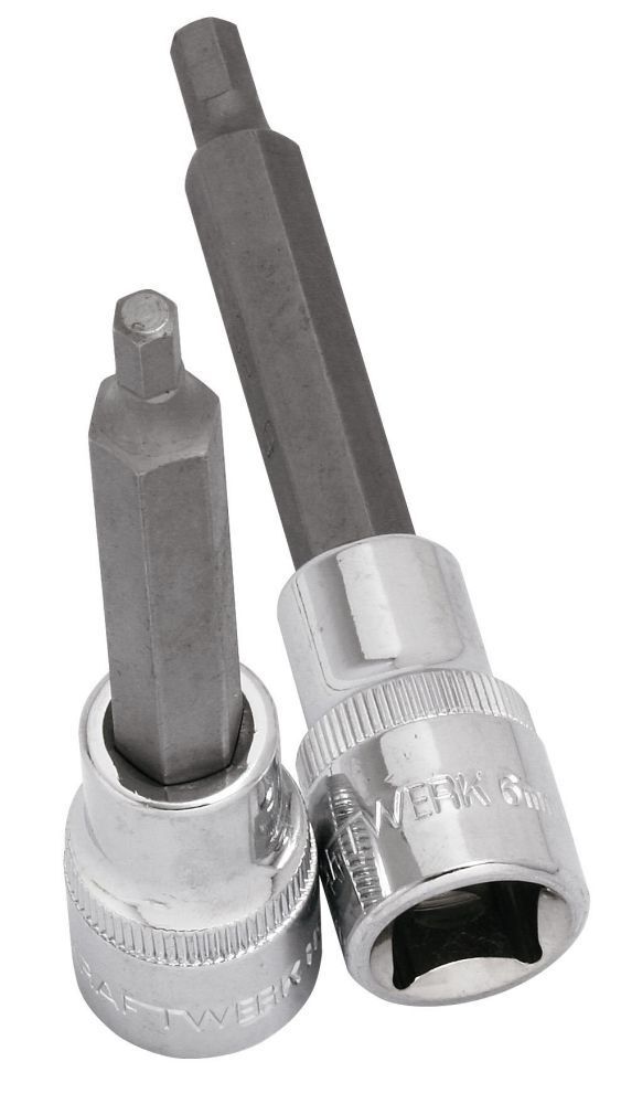 KRAFTWERK Innensechskant Bit Stecknuss lang 1/2" 6 mm Produktbild KRAFTWERK Innensechskant Bit Stecknuss lang 1/2" 6 mm