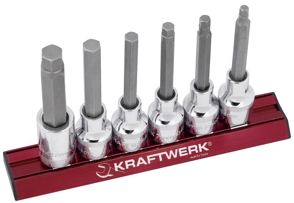 KRAFTWERK Innensechskant-Bit-Stecknusssatz 70 MAGALU 1/2" 6 Teile Produktbild KRAFTWERK Innensechskant-Bit-Stecknusssatz 70 MAGALU 1/2" 6 Teile