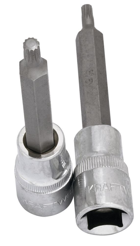 KRAFTWERK Vielzahn Bit Stecknuss lang 1/2" M10 Produktbild KRAFTWERK Vielzahn Bit Stecknuss lang 1/2" M10