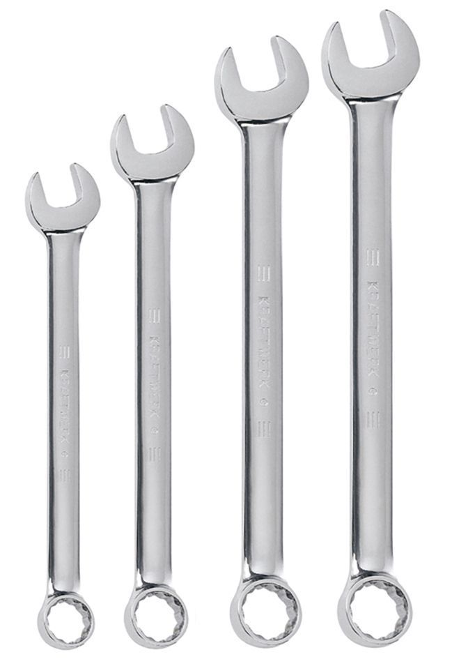 KRAFTWERK Gabelringschlüsselsatz 24-32mm 4 Teile Produktbild KRAFTWERK Gabelringschlüsselsatz 24-32mm 4 Teile