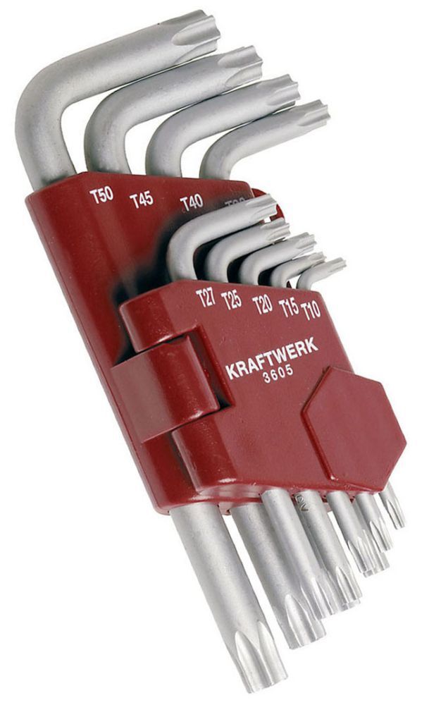 KRAFTWERK TX Stiftschlüsselsatz 9 Teile Produktbild KRAFTWERK TX Stiftschlüsselsatz 9 Teile