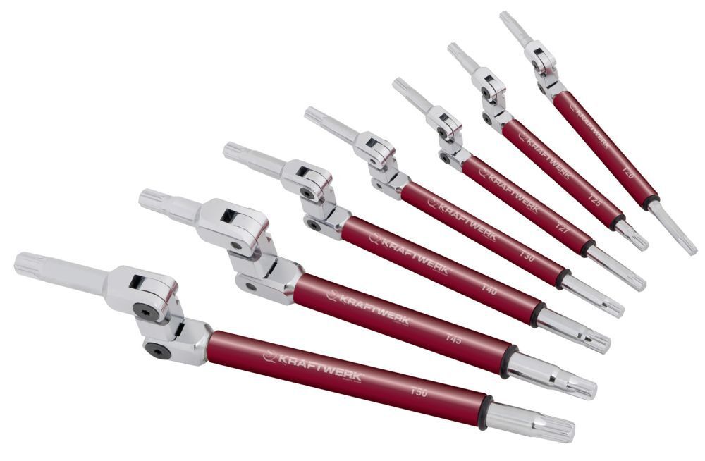 KRAFTWERK TX-Doppelgelenk-Schlüsselsatz 7 Teile Produktbild KRAFTWERK TX-Doppelgelenk-Schlüsselsatz 7 Teile bild 2