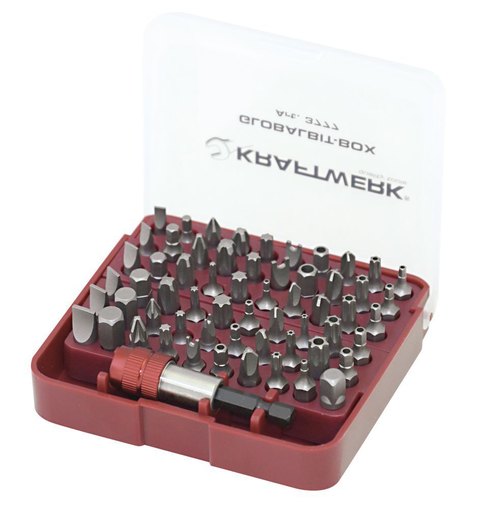 KRAFTWERK GLOBAL-Bit-Box 1/4" 61 Teile Produktbild KRAFTWERK GLOBAL-Bit-Box 1/4" 61 Teile