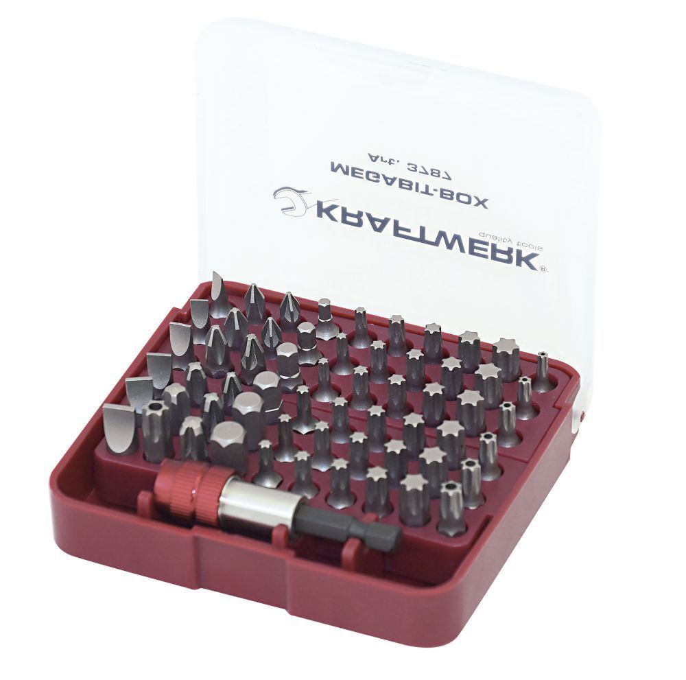 KRAFTWERK 1/4" MEGABIT Box mit Magnethalter 61 Teile Produktbild KRAFTWERK 1/4" MEGABIT Box mit Magnethalter 61 Teile