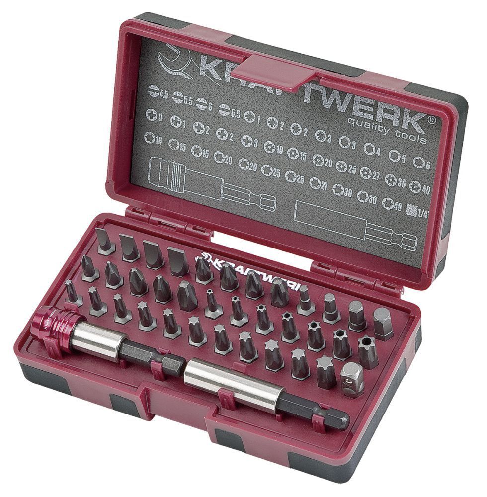KRAFTWERK 1/4" ergokraft Bit Box 38 Teile Produktbild KRAFTWERK 1/4" ergokraft Bit Box 38 Teile