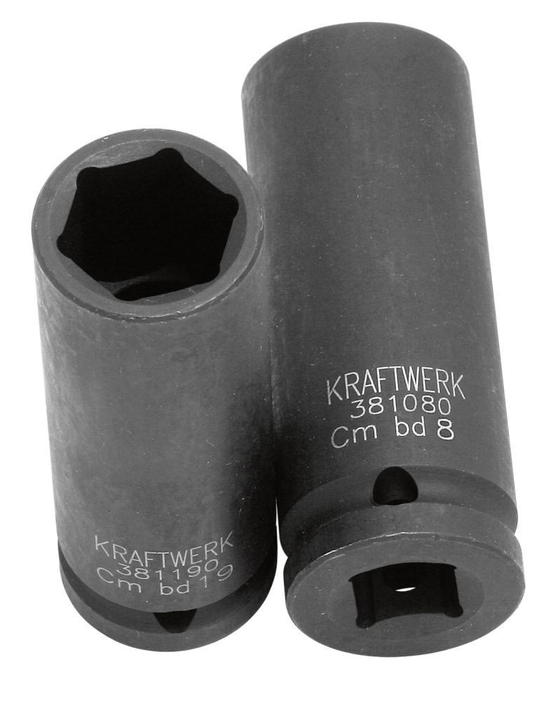 KRAFTWERK Schlag Steckschlüssel Einsatz lang 1/2" 15mm Produktbild KRAFTWERK Schlag Steckschlüssel Einsatz lang 1/2" 15mm