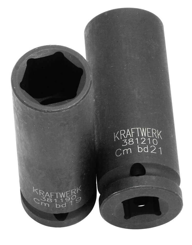 KRAFTWERK Schlag Steckschlüssel Einsatz lang 1/2" 17mm Produktbild KRAFTWERK Schlag Steckschlüssel Einsatz lang 1/2" 17mm