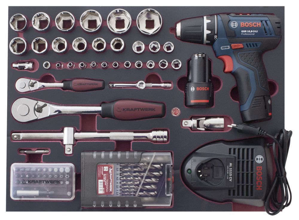 KRAFTWERK Profi Werkzeugkoffer 3949 266 Teile Produktbild KRAFTWERK Profi Werkzeugkoffer 3949 266 Teile bild 5