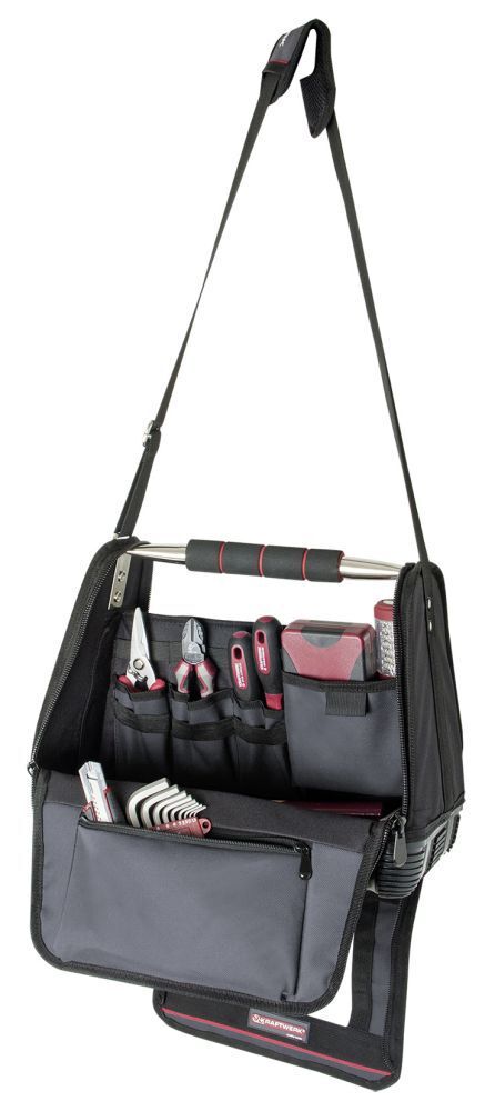 KRAFTWERK Werkzeugtasche mit Bügel 390 mm Produktbild KRAFTWERK Werkzeugtasche mit Bügel 390 mm bild 2