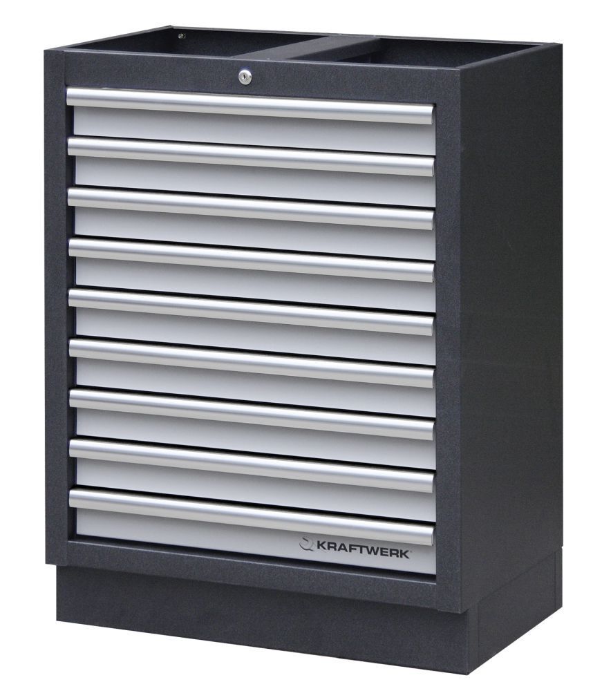 Kraftwerk Mobilio Schubladenschrank mit 9 Schubladen mit 58 x 560 x 404 mm Produktbild Kraftwerk Mobilio Schubladenschrank mit 9 Schubladen mit 58 x 560 x 404 mm