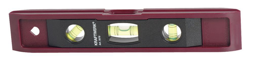 KRAFTWERK Wasserwaage Torpedo 225 mm Produktbild KRAFTWERK Wasserwaage Torpedo 225 mm