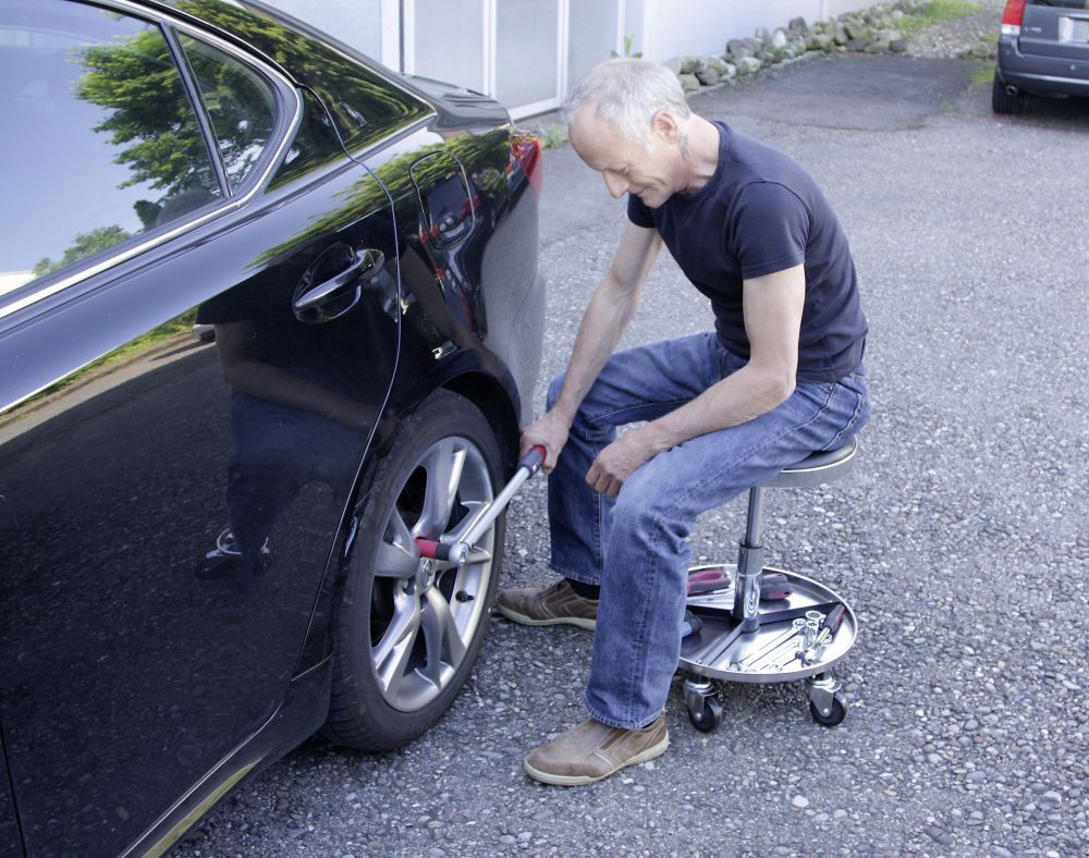 KRAFTWERK Werkstatt Rollhocker Produktbild KRAFTWERK Werkstatt Rollhocker bild 4