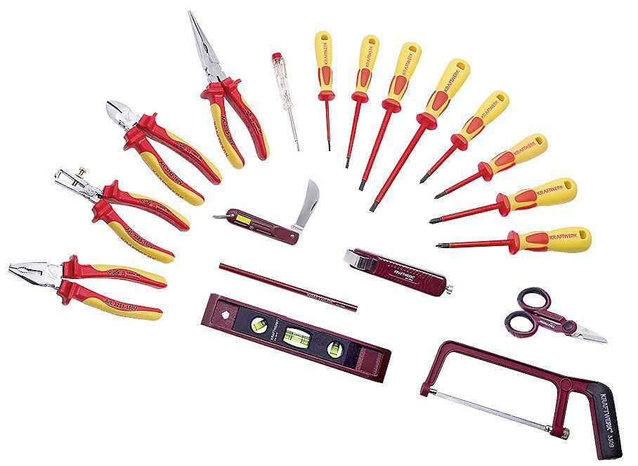KRAFTWERK Elektriker-Werkzeugsatz in Gürteltasche Produktbild KRAFTWERK Elektriker-Werkzeugsatz in Gürteltasche bild 2