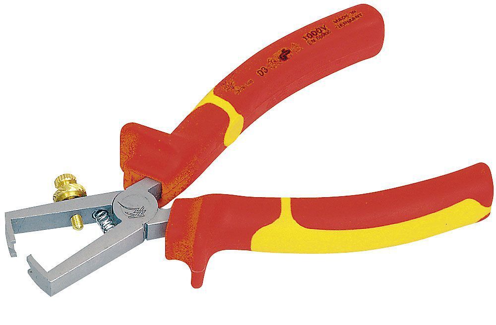 KRAFTWERK hightech VDE Abisolierzange 160 mm Produktbild KRAFTWERK hightech VDE Abisolierzange 160 mm