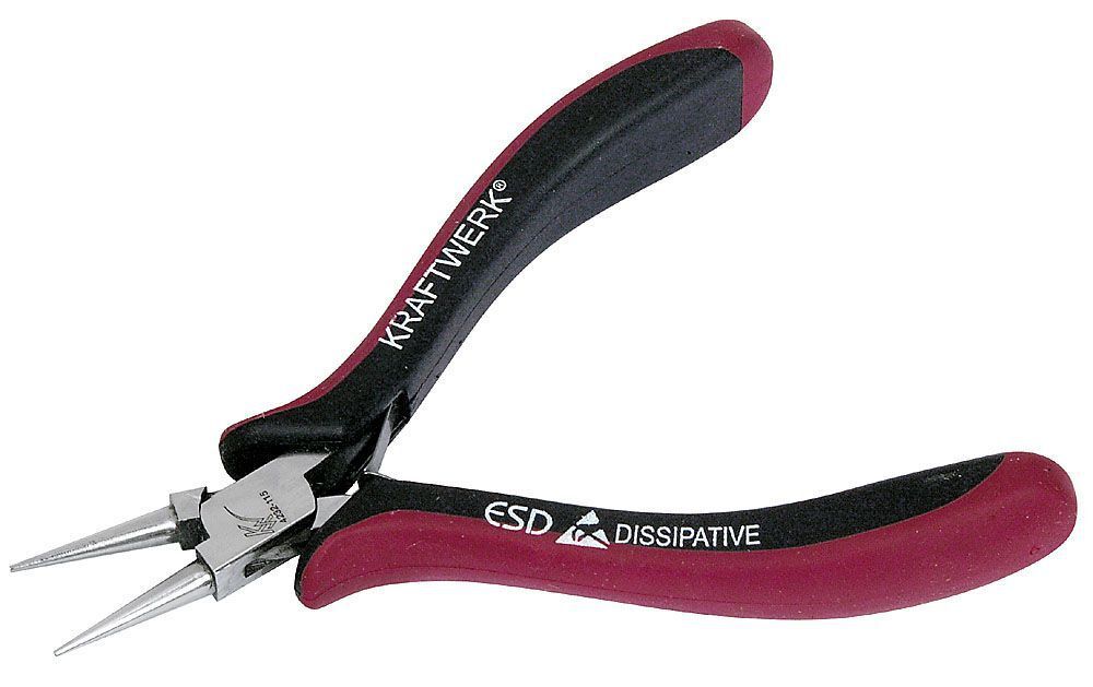 KRAFTWERK hightech Elektronik Rundzange 115 mm Produktbild KRAFTWERK hightech Elektronik Rundzange 115 mm