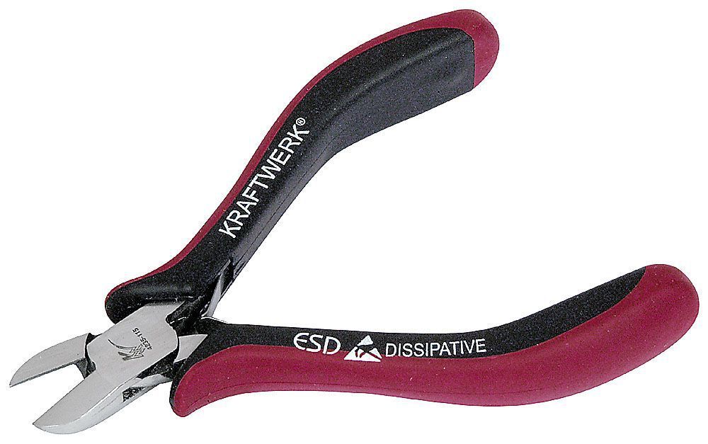 KRAFTWERK hightech Elektronik Seitenschneider 115 mm Produktbild KRAFTWERK hightech Elektronik Seitenschneider 115 mm