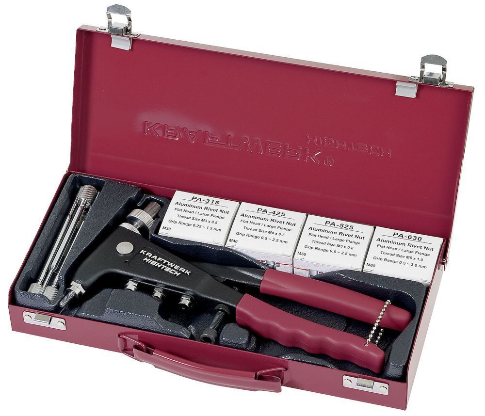 KRAFTWERK Industrie-Handblindnietmuttergeräte-Satz Produktbild KRAFTWERK Industrie-Handblindnietmuttergeräte-Satz