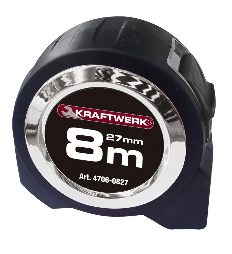 KRAFTWERK Rollmeter 8 m x 27 mm Produktbild KRAFTWERK Rollmeter 8 m x 27 mm