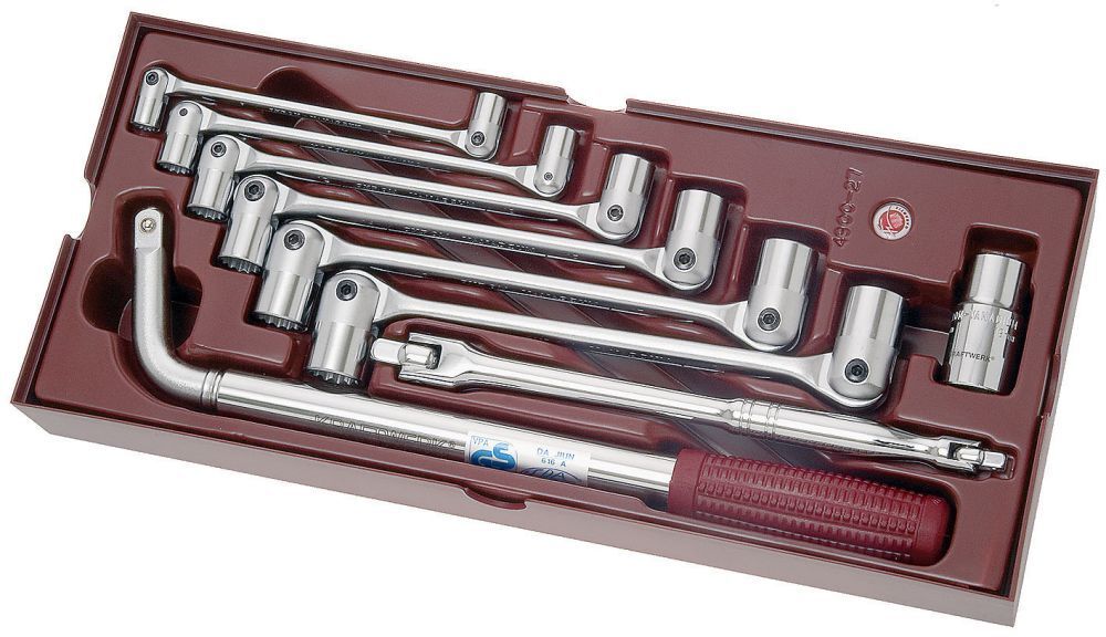 KRAFTWERK Doppelgelenkschlüsselschale COMPLETO 9 Teile Produktbild KRAFTWERK Doppelgelenkschlüsselschale COMPLETO 9 Teile