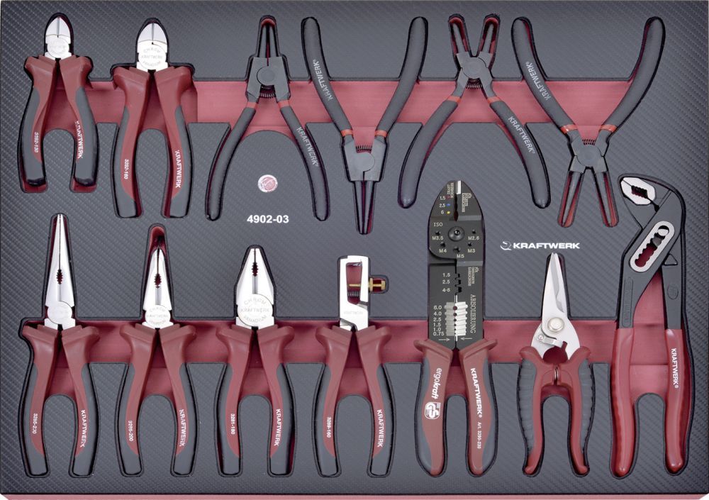 KRAFTWERK Zangensatz COMPLETO EVA 13 Teile Produktbild KRAFTWERK Zangensatz COMPLETO EVA 13 Teile