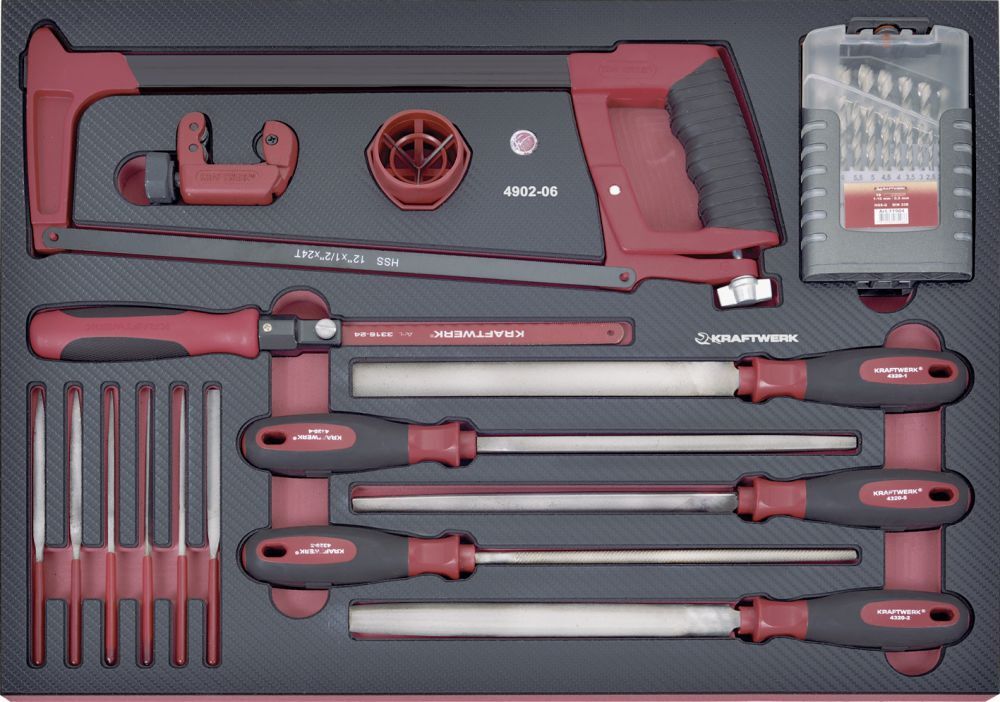 KRAFTWERK Feilen Sägen und Bohrersatz EVA 35 Teile Produktbild KRAFTWERK Feilen Sägen und Bohrersatz EVA 35 Teile