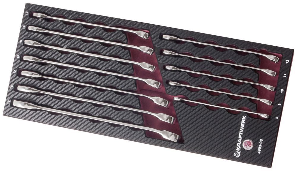 KRAFTWERK EVA3 Gabelringschlüsselsatz 12 Teile Produktbild KRAFTWERK EVA3 Gabelringschlüsselsatz 12 Teile