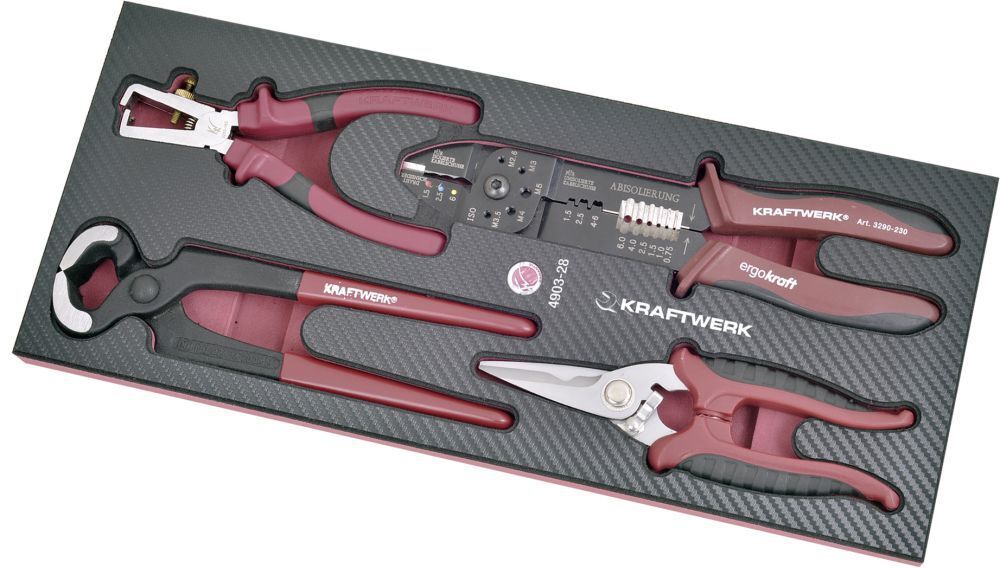 KRAFTWERK EVA3 Zangen Scheren-Schale 4 Teile Produktbild KRAFTWERK EVA3 Zangen Scheren-Schale 4 Teile