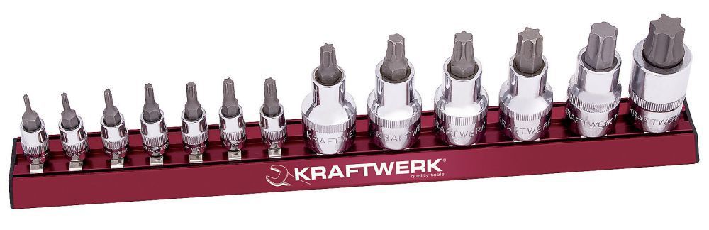 KRAFTWERK Torx Bit Stecknuss Satz MAGALU 13 Teile Produktbild KRAFTWERK Torx Bit Stecknuss Satz MAGALU 13 Teile
